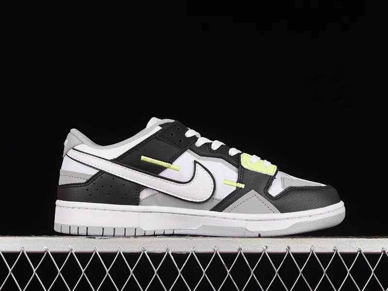 All Categories Nk SB Dunk Series Nk SB Dunk Low Low-top Skateboard Shoes Nk Dunk Scrap "Wolf Grey" Wolf Gray Stitched Low-top Skateboard Shoes DC9723-001
